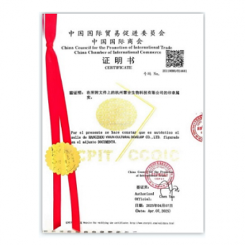 China Council Certificate